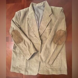 Vintage Corduroy Blazer Size XL Old Money